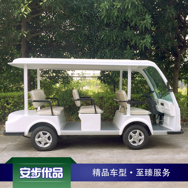八座电动观光车_电动游览观光车_楼盘观光车_看房观光车_酒店观光车_度假村观光车_朗晴观光车