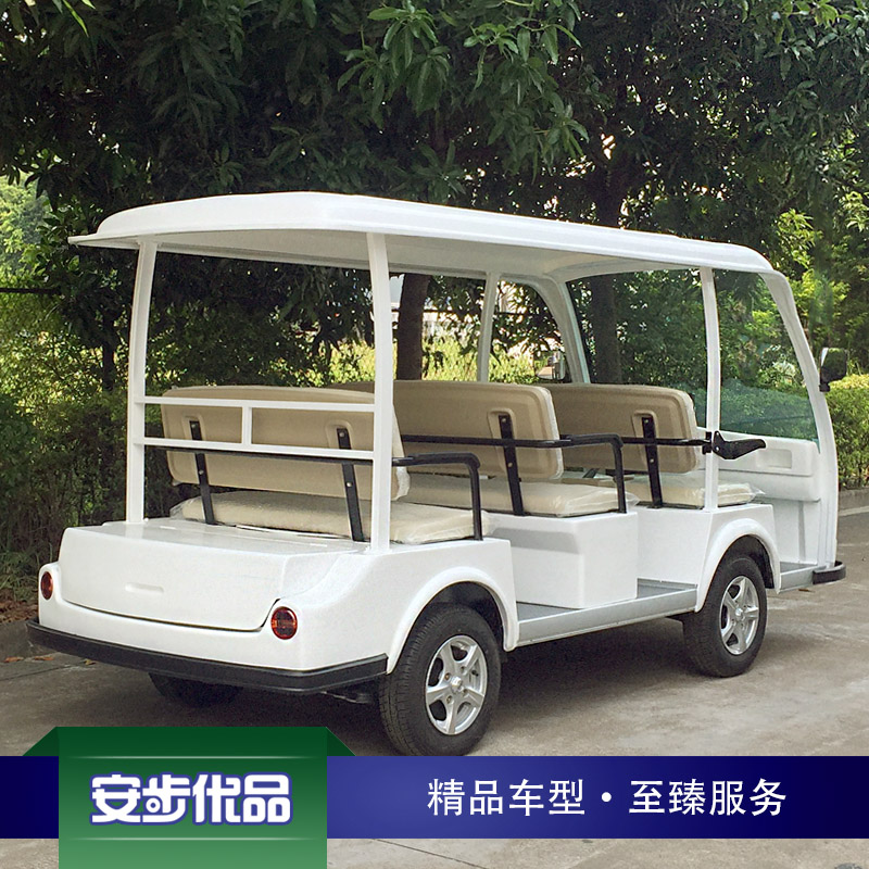 八座电动观光车_电动游览观光车_楼盘观光车_看房观光车_酒店观光车_度假村观光车_朗晴观光车