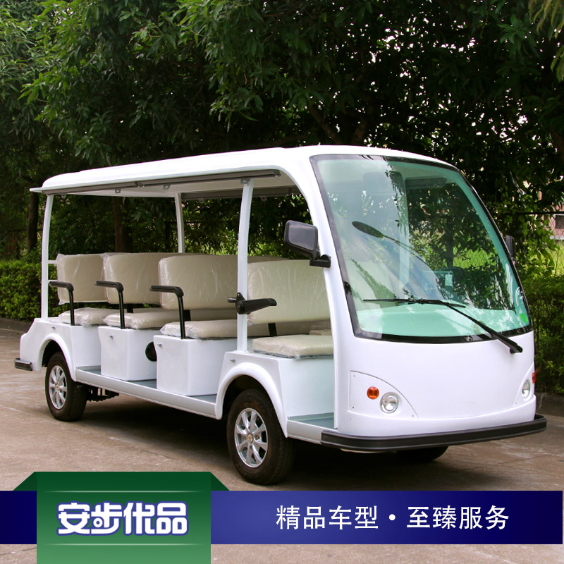 11座电动观光车_电动游览观光车_楼盘观光车_看房观光车_酒店观光车_朗晴观光车